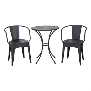 noble house aurelia aurelia childrens black table chat set