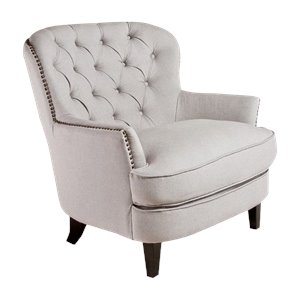 noble house kennedy accent chair in ivory