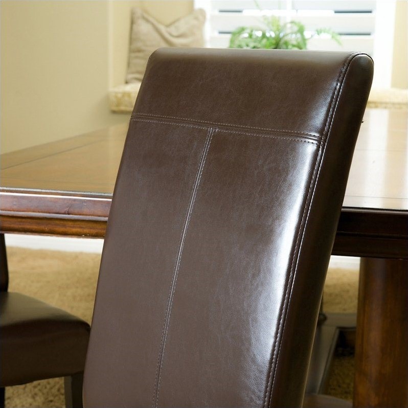 Trent Home Anastasia Dining Chairs in Chocolate Brown (Set of 2) 741712CY