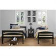 Dorel Living Brady Twin over Full Bunk Bed in Black