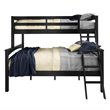 Dorel Living Brady Twin over Full Bunk Bed in Black