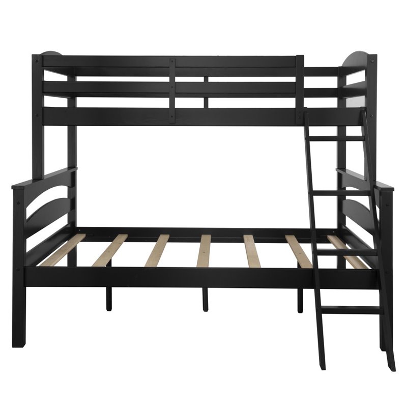 Dorel Living Brady Twin over Full Bunk Bed in Black