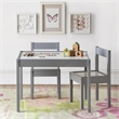 Baby Relax Hunter 3 Piece Table and Chair Set in Gray