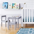 Baby Relax Hunter 3 Piece Table and Chair Set in Gray