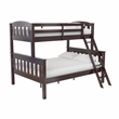 Dorel Living Airlie Twin over Full Bunk Bed in Espresso