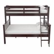 Dorel Living Airlie Twin over Full Bunk Bed in Espresso