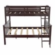 Dorel Living Airlie Twin over Full Bunk Bed in Espresso