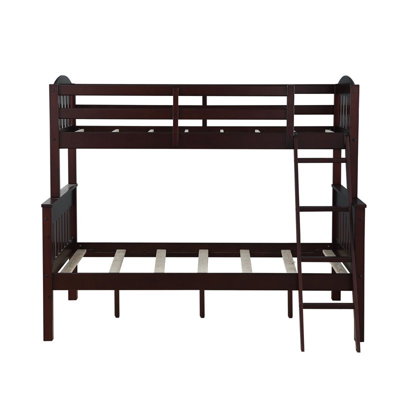 Dorel Living Airlie Twin Over Full Bunk Bed In Espresso 325 43 Dorel Living Airlie Twin Over Full Bunk Bed In Espresso 6 Of See More