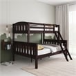 Dorel Living Airlie Twin over Full Bunk Bed in Espresso