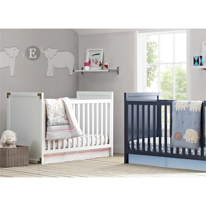 Graphite blue crib best sale