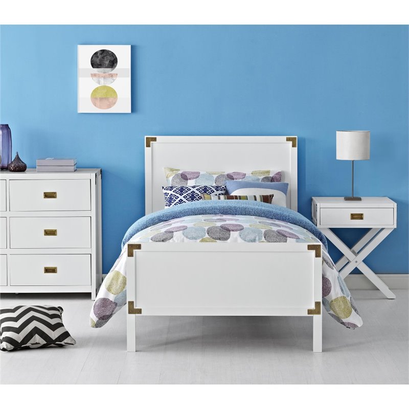 Baby Relax Transitional Miles Wood 6, Baby Relax Miles Campaign Dresser White