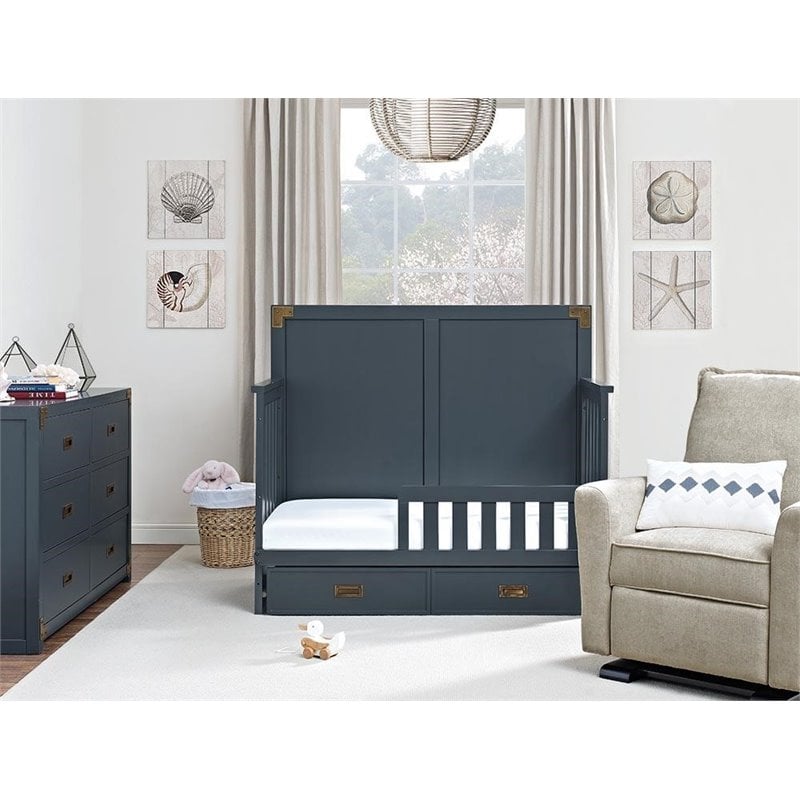 blue baby dresser