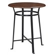 Dorel Living Montgomery 3 Piece Round Pub Set in Dark Mahogany