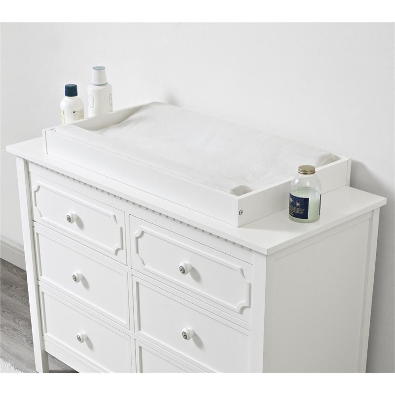 Baby Relax Luna Changing Table Tray In White Da76048 2sil Baby Relax Luna Changing Table Tray In White