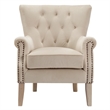 Dorel Living Accent Chair in Beige