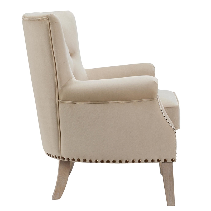 Dorel Living Accent Chair in Beige