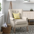 Dorel Living Accent Chair in Beige