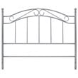 Dorel Living Winnie Queen Metal Spindle Headboard in Pewter