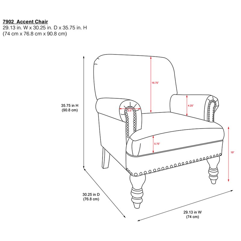 prăsilă Albany Sufocant  Dorel Living Jaya Accent Chair in Blue Stripe | BushFurnitureCollection.com