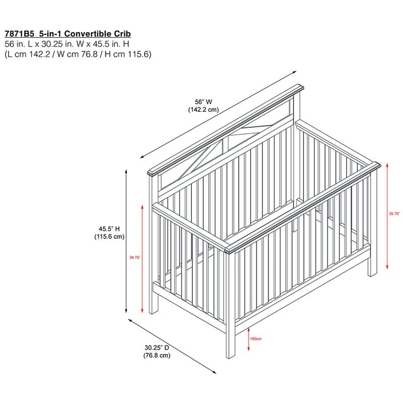 baby relax hathaway crib