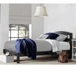 Dorel Living Braylon Twin Kids Slat Bed in Black