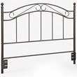 Dorel Living Winnie Full Queen Metal Spindle Headboard in Bronze