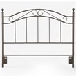 Dorel Living Winnie Full Queen Metal Spindle Headboard in Bronze