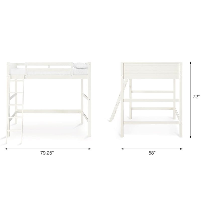 Dorel living denver full deals size loft bed