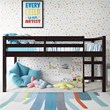 Dorel Living Milton Twin Junior Loft Bed in Espresso