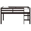 Dorel Living Milton Twin Junior Loft Bed in Espresso