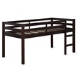 Dorel Living Milton Twin Junior Loft Bed in Espresso