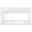 Dorel Living Sierra Twin Over Twin Bunk Bed in White