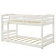 Dorel Living Sierra Twin Over Twin Bunk Bed in White