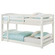 Dorel Living Sierra Twin Over Twin Bunk Bed in White