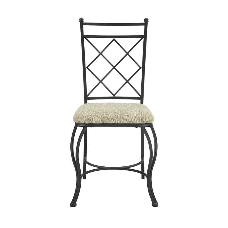 Dorel Living Jersey Glass Top Metal 5 Piece Dinette