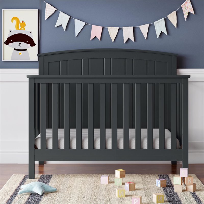 slate gray crib