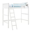 Dorel Living Moon Bay Twin Loft Bed in Black