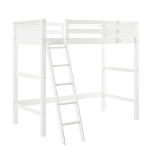 Dorel Living Moon Bay Twin Loft Bed in Black