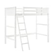 Dorel Living Moon Bay Twin Loft Bed in Black