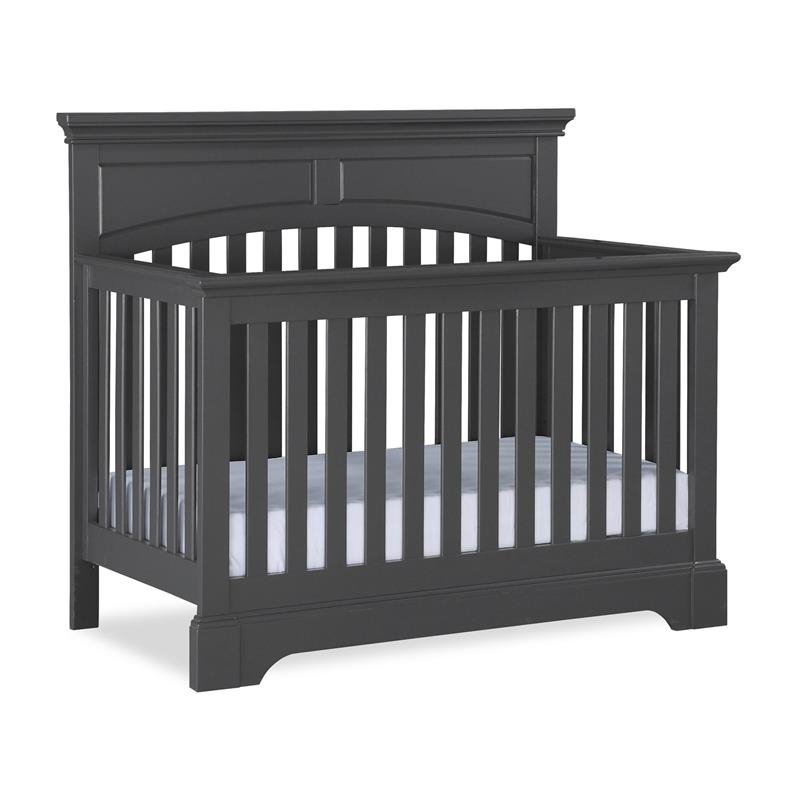 Bertini Fairhaven 5-in-1 Convertible Crib in Slate Gray