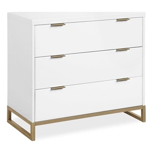 baby relax juniper 3-drawer dresser in white