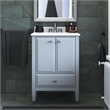 Dorel Living Metcalfe 24 Inch Bathroom Vanity with Sink in Gray