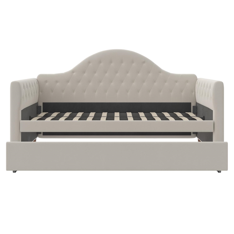 Little Seeds Rowan Valley Arden Twin Daybed with Trundle in Dove Gray