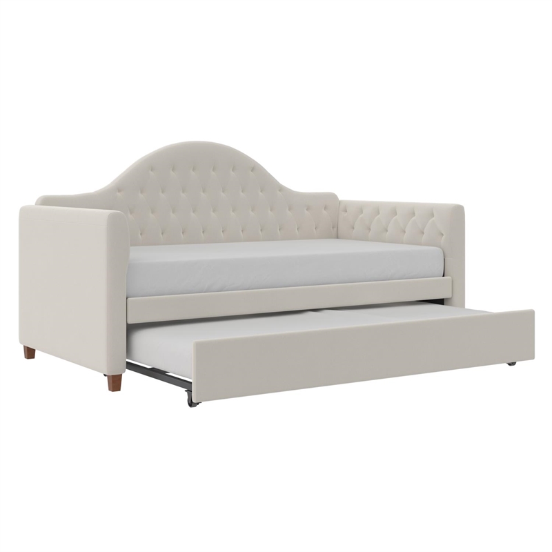 Little Seeds Rowan Valley Arden Twin Daybed with Trundle in Dove Gray