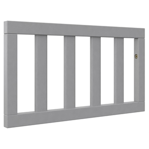 baby relax contemporary sila wood toddler guardrail in gray
