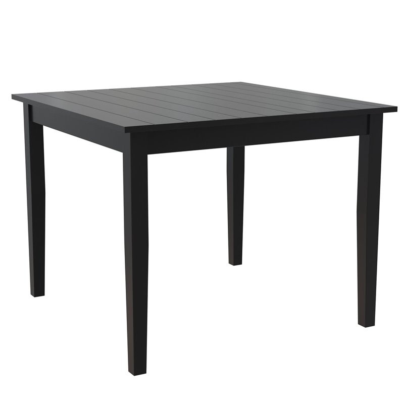 Dorel Living Redmond 5-Piece Traditional Dining Set in Black/Beige