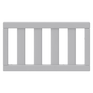 little seeds haven toddler guard rail in nursery furniture in dove gray