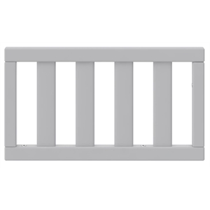 little seeds universal toddler wood rail in nursery furniture in dove gray