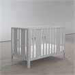 Little Seeds Crawford Curved Post 3-in-1 Crib in Sharkey Gray