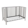 Little Seeds Crawford Curved Post 3-in-1 Crib in Sharkey Gray